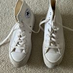 Converse White High-Top Chuck Taylor All Star Sneakers Photo 3
