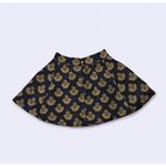 Vintage Black & Gold Jacquard Mini Skirt ✨ Photo 2