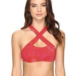 Billabong  Red Paisley Halter Bikini Top Photo 0