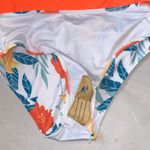 Beachsissi Orange Bikini Top and Floral‎ Bottom Set New M Photo 5