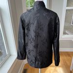 Vintage Purple Black Chinese Embroidered Silk Bed Jacket Handmade Reversible Photo 13
