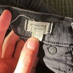 Madewell NWOT  Black Sea ripped distressed 9” mid rise skinny jeans Photo 7