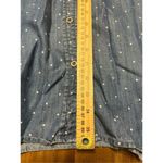 Philosophy  Women's 100% Tencel Blue Polka Dot Chambray Shirt Dress Size Large Photo 6