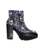 AllSaints Ana Snake Emobossed Lug Womens Boot Size US Size 7 NEW Black Photo 11