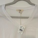 Splendid NWT  V-Neck Long Sleeve Maternity T-Shirt In White Size XS Photo 1