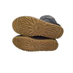 UGG  Bailey Bow II shearling suede winter Navy Mouton Women's Boots y2k sz 9 Photo 6