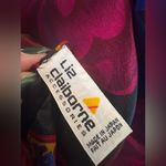 Liz Claiborne Vintage  100% Silk Neck Scarf Floral Flowers  Hand Rolled 10” x 52” Photo 4