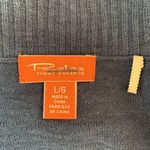 Tommy Bahama  Cardigan Large Blue Sleeveless Open Front Tie Back Photo 4