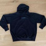 Just Apparel I Do Not Care Hoodie in Black and Blue Size XL Photo 0