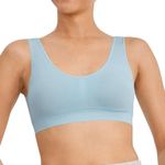 Jockey Modern Micro Stretch Seamfree Bralette in Blue, Size M​ Blue Size M Photo 0