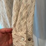 Olivaceous pullover blouses size small cream print Photo 3