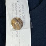 Peck & Peck  SZ. Small Navy Blue Crewneck 3/4 Sleeve w/a Crossover wrap S… Photo 7