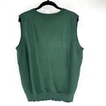 Eimin Women’s Forest Green Stretch V Neck Swester Vest Size 3XL Preppy‎ Oxford Photo 1