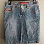 Guess Vintage  denim skirt front slit size 27 #718 Photo 0