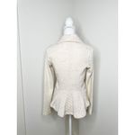Anthropologie Dolan Left Coast Collection Oatmeal Heathered Knit Moto Jacket White Photo 1
