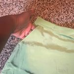 Equipment  Femme Green Silk Mini Skirt‎ - Sample - Size 4 - Cute Summer Photo 7