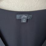 J.Crew  Black Satin Crepe Blouse  Photo 4