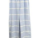BeachLunchLounge Pants Light Blue Tie-dye Elastic Waist Wide Leg Small New Photo 0