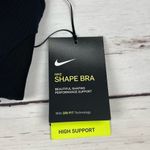 Nike  Womens Racerback Mesh Athletic Sporty  Training Zip Front Logo Bra  Sz XS Photo 3