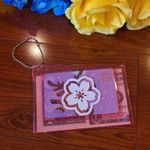 None Keychain Wallet- Chery Blossom Photo 3