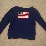Brandy Melville Navy American Flag Sweater  Nico Photo 0