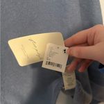 Free People  NWT Coastline Cable Knit Scarf Light Baby Blue: Size- One Size Photo 4