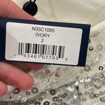 Notte Marchesa Sequin Velvet Trimmed One Sleeve 2 Photo 6