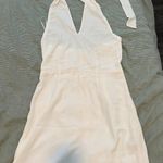 Abercrombie & Fitch White Halter Neck Dress Photo 0