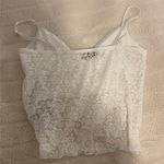 Edikted  Women's Crossover Sheer Lace Camisole Photo 2