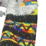 Aztec Patterned Open Cardigan S/M Pale Gray Black and Southwestern Color Block Size M Photo 2