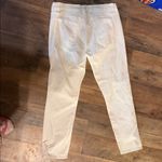 Gap Women’s  high rise cheeky straight White Distressed Jeans size 14 or 32/31 Photo 4