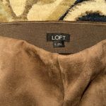 Loft Like new  Faux suede ankle pants Small Photo 7