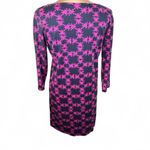 Lilly Pulitzer Get Hoppy Frog Print Pink Navy Blue Cotton Gretchen Dress Size S Photo 4