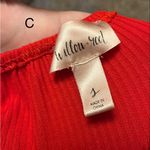 Women’s off the shoulder top Red Photo 3