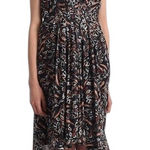 Molly Bracken  -Printed Halter Neck Hi-Low Midi Dress Sz M Photo 0