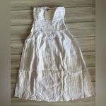 Dissh Catania Linen Strapless Dress White Size 10 NWT Photo 4