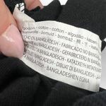 ZARA | M | Double V-Neck Tie Shoulder Wide Leg Black 100% Cotton Lounge Jumpsuit Photo 5