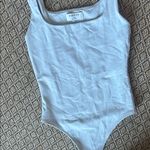 Babaton  Aritzia Light Blue Square-neck Body Contour Bodysuit 
Size XS Photo 4