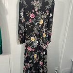 Hurley  Juniors' Midnight Garden Midi Long Sleeve Dress Size XS NWT Photo 10