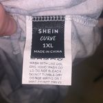 SheIn Lune Casual V-Neck Loose Knit Printed Cardigan T-Shirt Photo 6