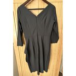 Alex Evenings Scuba Sheath Light Compression Dress 3/4 Sleeve Size 8 Charcoal Photo 4