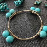 3 Bundle ~ 2 Turquoise Bracelets & 1 pair earrings Photo 5