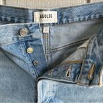 AGOLDE Parker Vintage Cut Off Denim Shorts Button Fly Light Wash Size 31 Photo 3