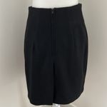 Briggs New York Vintage Briggs Black Wool Skirt sz 4/6p Photo 3