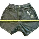 Chic Jeans VTG 80s Chic Black Denim Cutoff Shorts 27” Waist Relaxed Western Grunge Photo 5
