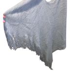 Northern Angel  Sleeveless Sweater Cardigan Gray Knit Fur Open Front Photo 3