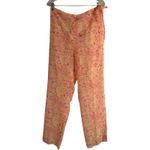 Womens Pajamas Size Medium Pink Floral Pant Camisole Robe Sheer Romantic Love Photo 2