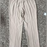 Akris Tapered Crêpe Pants with Elastic Back CHRIS Nude Sz 12 Photo 13