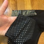 Zyia Active Womens 8 10 Athletic Athleisure Black Silver Polka Dot Leggings Photo 10