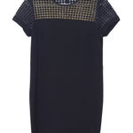 Banana Republic  Black Shift Cocktail Dress Size 12 Black Mini Dress Photo 0